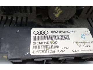 Блок управления климат-контролем 8P0820043AE5PR, 8P0820043AC Audi A3 S3 8P