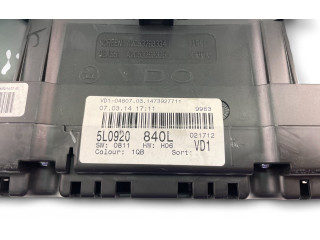 Спидометр (приборный щиток) 5L0920840L Skoda Yeti (5L)