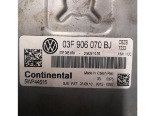Блок управления двигателя 03F906070, 03F906070BJ Skoda Yeti (5L)