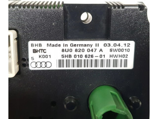 Блок управления климат-контролем 8U0820047A Audi Q3 8U