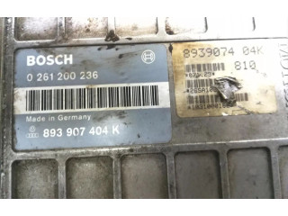 Блок управления двигателя 893907404K, 0261200236 Audi A2