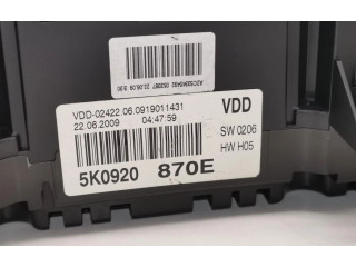 Панель приборов 5K0920870E Volkswagen Golf VI