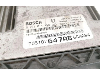 Řídící jednotka P05187647AB, 0281014268   Dodge Caliber 2010