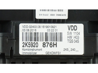 Панель приборов 2K5920876H, A2C99242100   Volkswagen Caddy       