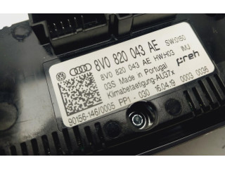 Блок управления климат-контролем 8V0820043AE   Audi A3 S3 A3 Sportback 8P