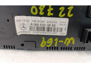 Блок управления климат-контролем A1698300685   Mercedes-Benz A W169