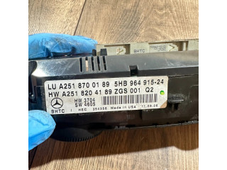 Блок управления климат-контролем A2518204189, 5HB96491524   Mercedes-Benz GL X164