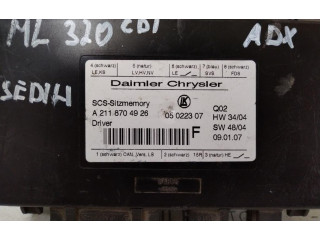 Модуль управления сидением A2118704926, 642940 Mercedes-Benz ML W164