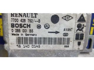 Блок управления надувных подушек 7700426752, 0285001155 Renault Clio I