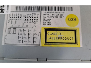 Турбина Радио/ проигрыватель CD/DVD / навигация Audi A3 S3 8P  8P0035186P, 8P0035186P         