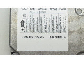 Блок подушек безопасности 1C0909605F   Skoda Fabia Mk2 (5J)