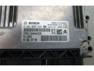 Блок управления двигателя 9830225780, 0281035332 Citroen C3 Aircross