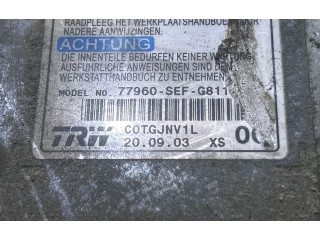 Блок подушек безопасности 77960SEFG811, C0TGJN1L   Honda Accord