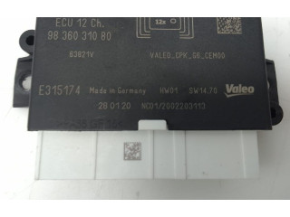 Блок управления 9836031080   Opel Combo E