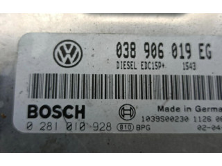 Блок управления двигателем Блок управления 0281010928   Skoda Superb B5 (3U)