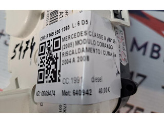 Блок управления климат-контролем A1698301985, 640942 Mercedes-Benz A W169