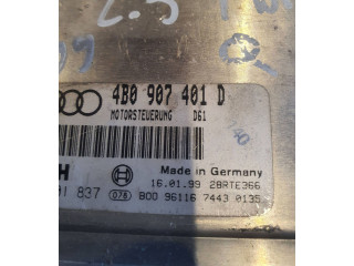 Блок управления двигателем Блок управления 0281001837, 4B0907401D   Audi A6 S6 C5 4B