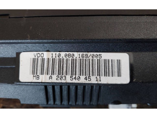 Přístrojová deska Mercedes-Benz C W203 2002 A2035404511, 110080169005