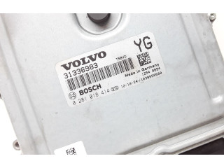 Блок управления двигателя 31336983, 0281018414 Volvo V70