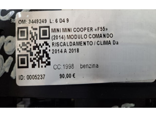 Блок управления климат-контролем 3449249, 3449249   Mini One  Cooper Coupe R56