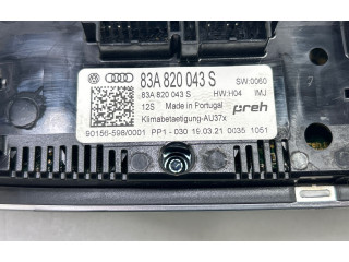 Блок управления климат-контролем 83A820043S, 901565980001 Audi Q3 F3