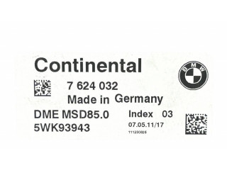 Řídící jednotka 7624032, 5WK93943 BMW 5 GT F07 2016
