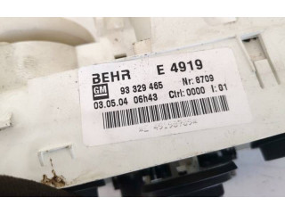 Блок управления климат-контролем 93329465, 93329465   Opel Meriva A