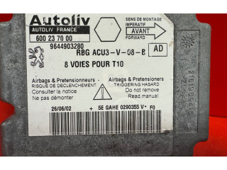 Блок подушек безопасности 9644903280, 600237000 Peugeot 206