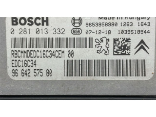 Řídící jednotka 0281013332, 0281013332 Peugeot 307 2007