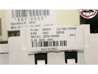 Блок управления климат-контролем 5J0820045   Skoda Fabia Mk2 (5J)