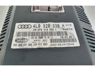 Přístrojová deska Audi Q7 4L 2006 4L0920930H, 4F0910930C