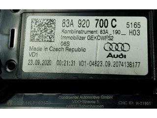 Панель приборов 83A920700C, 83A920700   Audi Q3 F3       