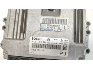 Комплект блоков управления 0281013008, 37820RBDG71   Honda Accord