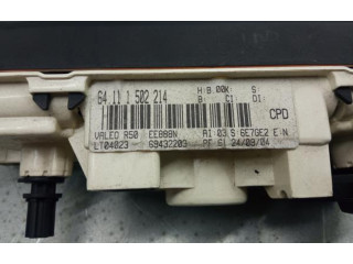 Блок управления климат-контролем LT04023, 64111502214   Mini One  Cooper R50  53