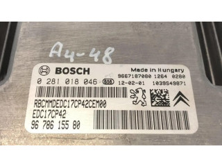 Řídící jednotka 9678615580, 0281018046 Citroen C5 2012