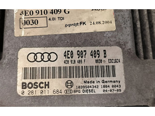 Řídící jednotka 4E0907409B, 4E0910409F Audi A8 S8 D5 2003