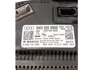 Панель приборов 8W5920890D, 8W5920890   Audi Q5 SQ5       