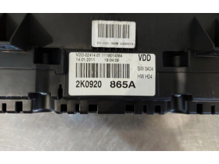 Přístrojová deska Volkswagen Caddy 2012 2K0920865A