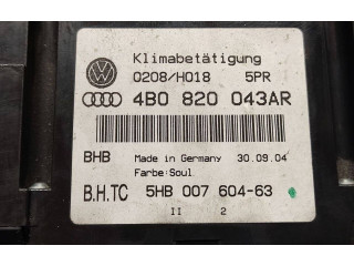 Блок управления климат-контролем 4B0820043AR, 5HB00760463 Audi A6 S6 C5 4B