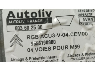 Блок подушек безопасности 603602500, 9653190880 Citroen Berlingo