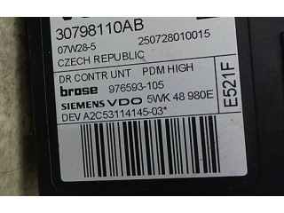 Турбина Передний двигатель механизма для подъема окон Volvo V50  31295234, 30798110    двигателя B4184S8      