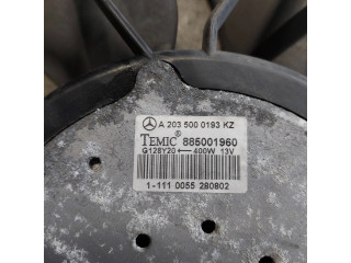 Вентилятор радиатора     A2035000193, G128Y20    Mercedes-Benz C W203 1.8