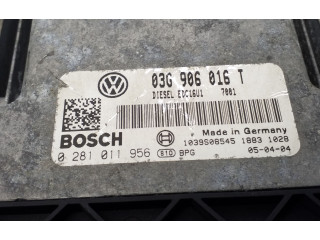 Блок управления двигателем Блок управления 03G906016T, 0281011956 Volkswagen Golf Plus