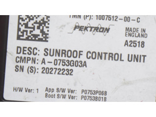 Блок управления раздвижной крыши