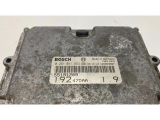 Řídící jednotka 55191209, 0281011553 Fiat Stilo 2003