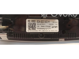 Блок управления климат-контролем 83A820043H Audi Q3 F3