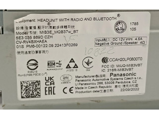 Дисплей 5E3035869D, 5E3035869DCZH Skoda Octavia Mk4