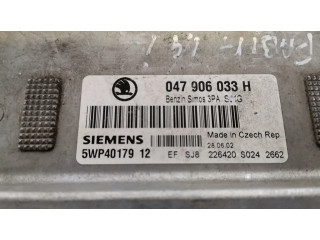 Блок управления двигателя 047906033H, 5WP4017912 Skoda Fabia Mk1 (6Y)
