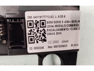Блок управления климат-контролем 64119177712-02, 64119177712-02 BMW 5 E60 E61