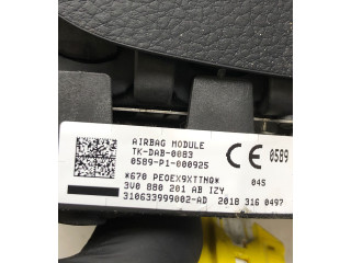 Подушка безопасности водителя 3V0880201AB, TKDAB0083   Skoda Superb B8 (3V)